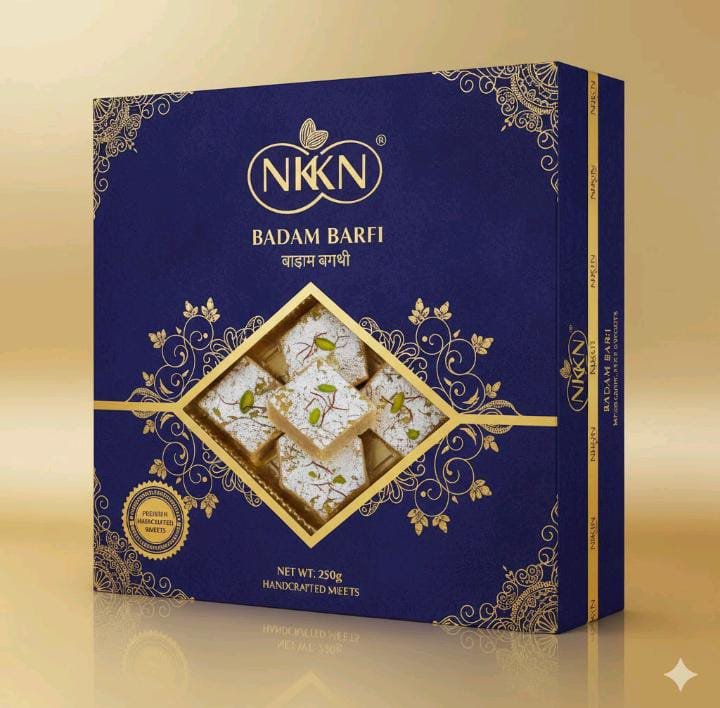 Badam Barfi A Royal Indian Sweet by NKKN