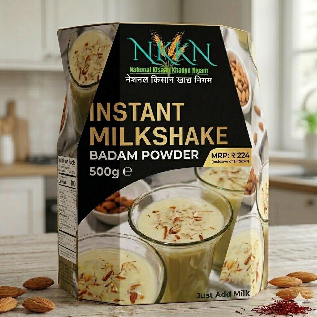 Read more about the article NKKN Instant Badam Milkshake Powder – A Delicious and Nutritious Almond Delight
